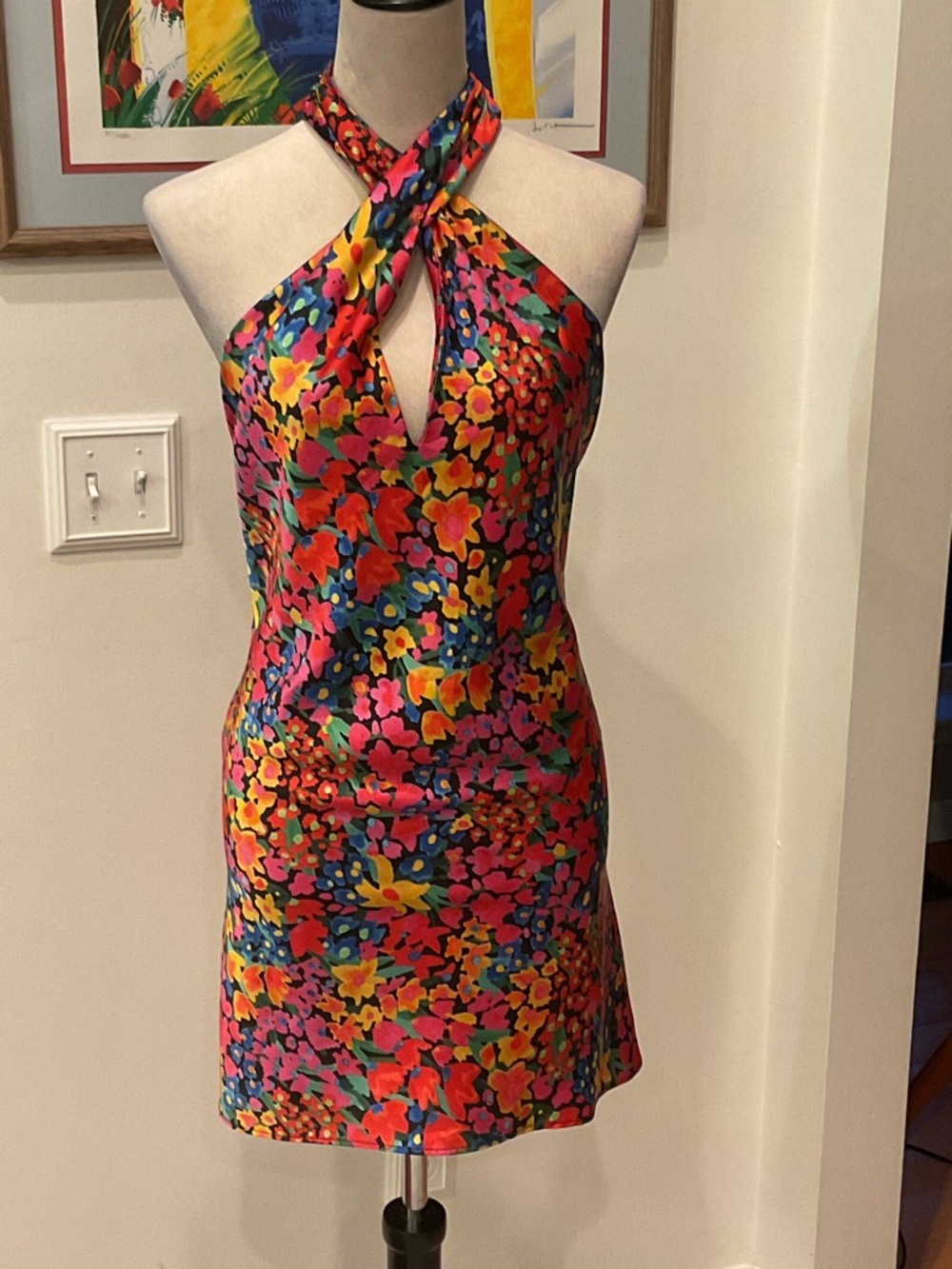 Show Me Your MuMu Jasmine Halter Mini Dress - Picture 2 of 15